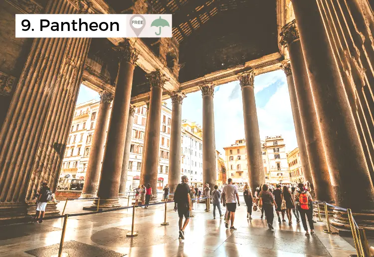 the pantheon is one of the best things to do in rome