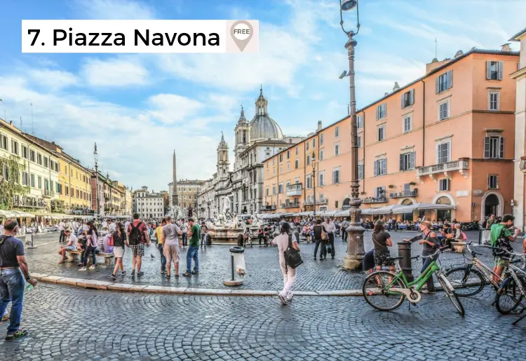 an open square in rome italy