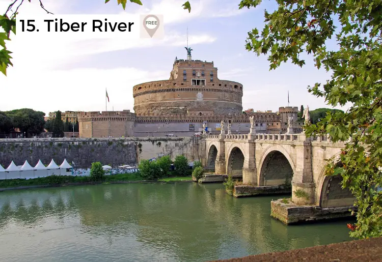 bridge over the tiber river