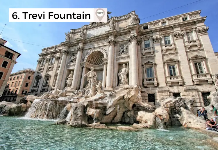 the trevi fountain is one of the best things to do in rome
