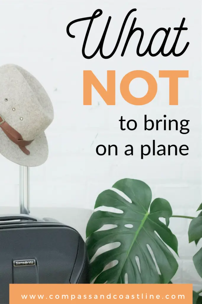what not to bring on a plane: all your questions answered