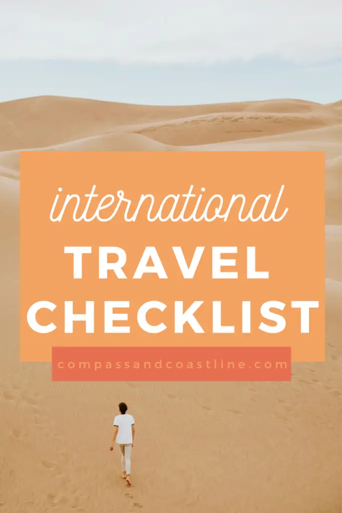 The Only International Travel Checklist You'll Ever Need