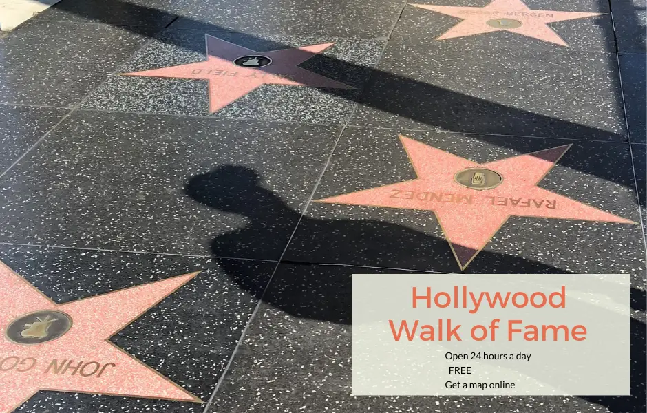 one stop on your los angeles itinerary is the hollywood walk of fame