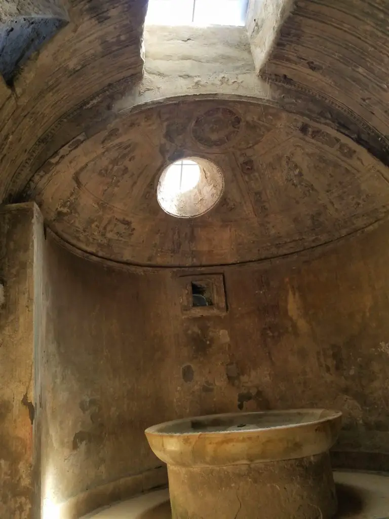 forum baths at pompeii