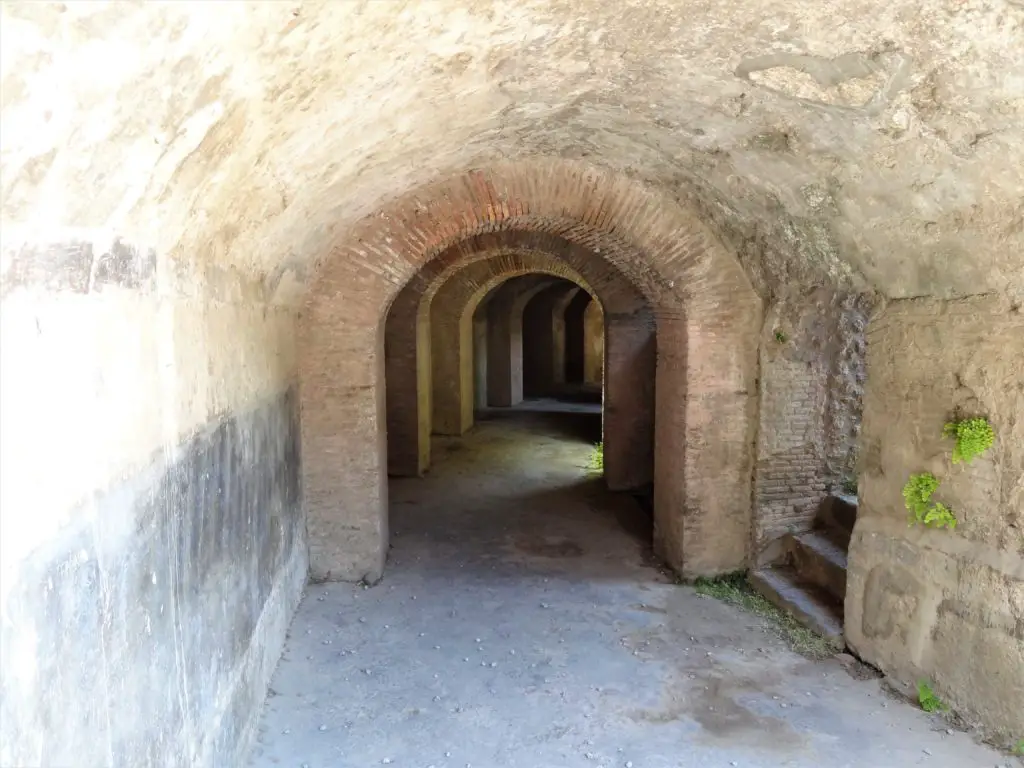 underground tunnels are one thing you'll see if you visit pompeii