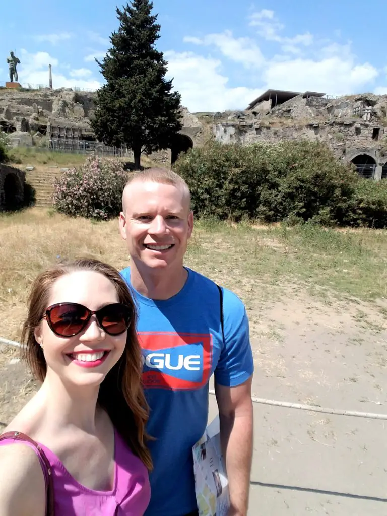 we visited pompeii on our honeymoon