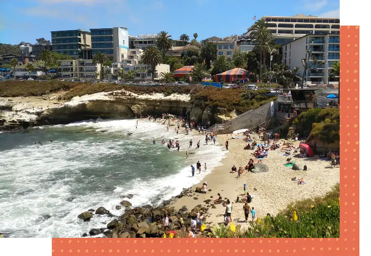 la jolla cove is a popular spot in la jolla california