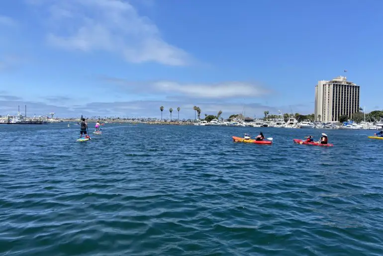 tons of watersports are possible in mission bay san diego
