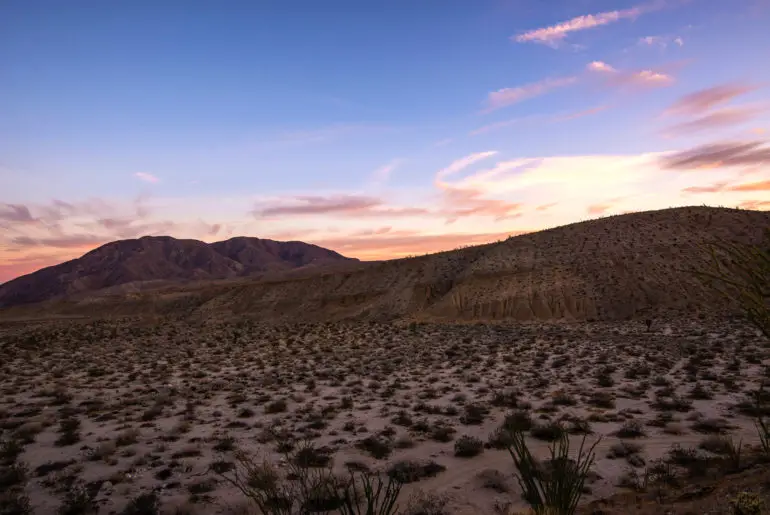 Anza-Borrego Desert State Park near San Diego