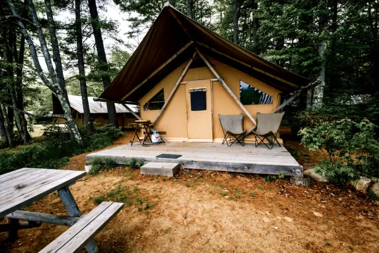 glamping in california in winter