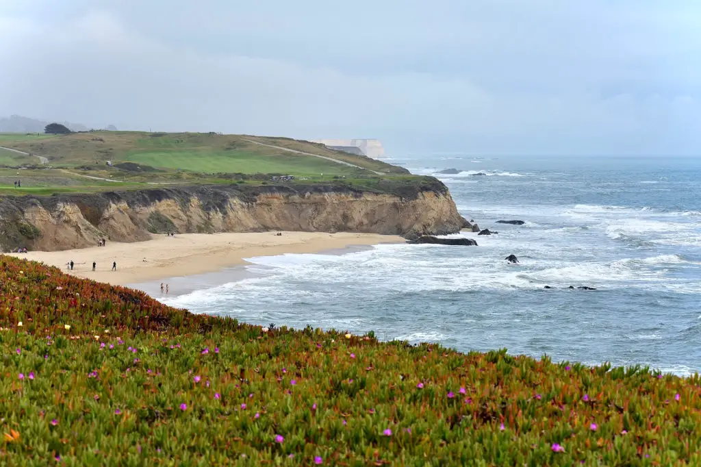 view of half moon bay in california