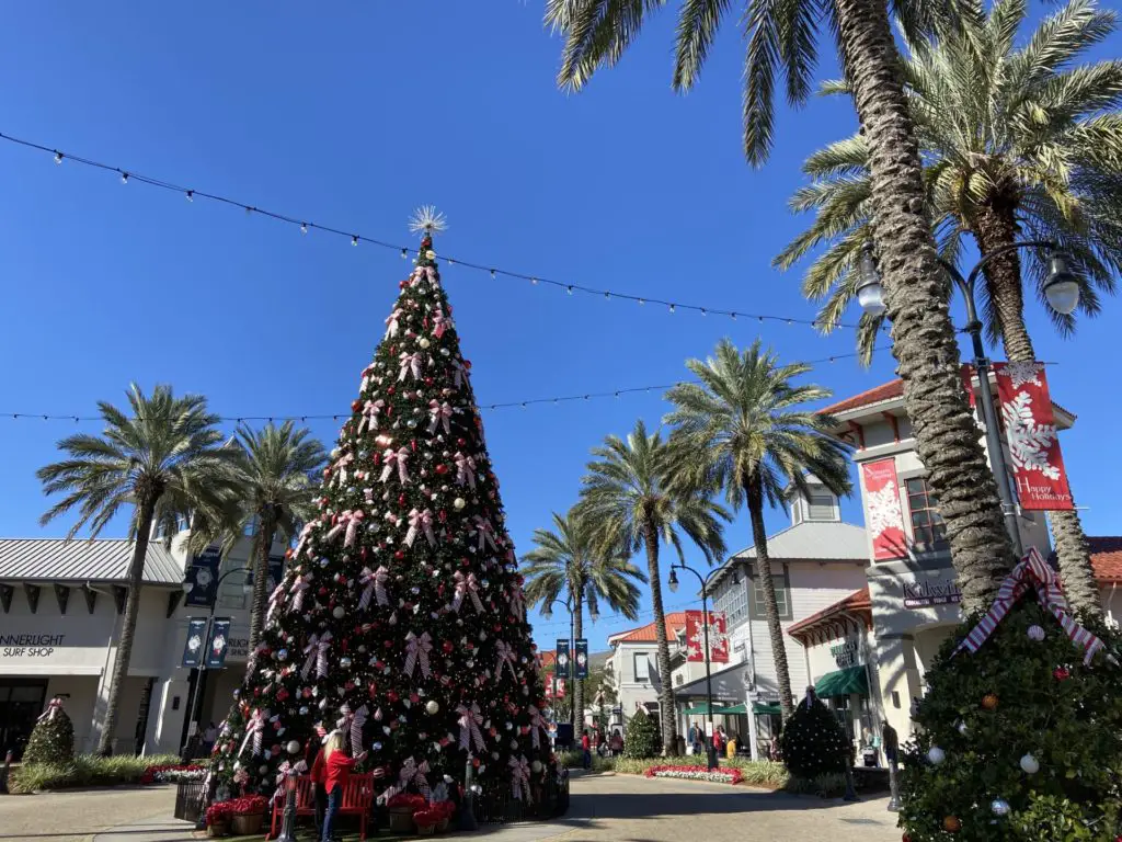 destin florida outdoor christmas tree