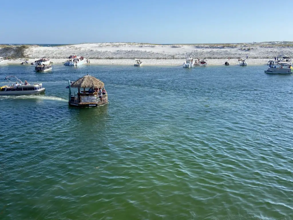 boats in the harbor, destin florida