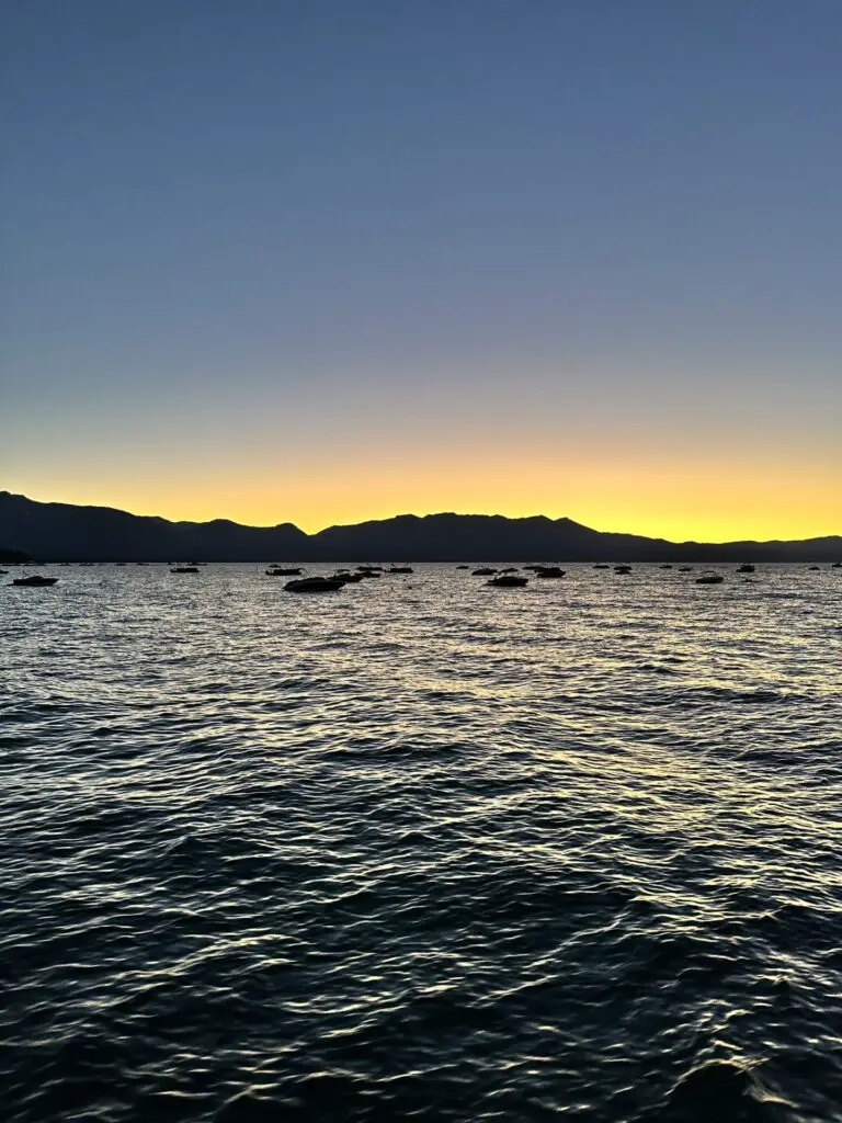 one thing that makes lake tahoe special is all the gorgeous sunsets