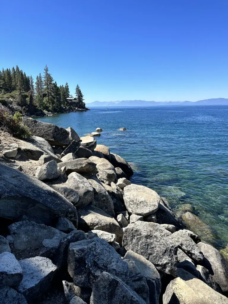one thing that makes lake tahoe special is all the hidden coves 