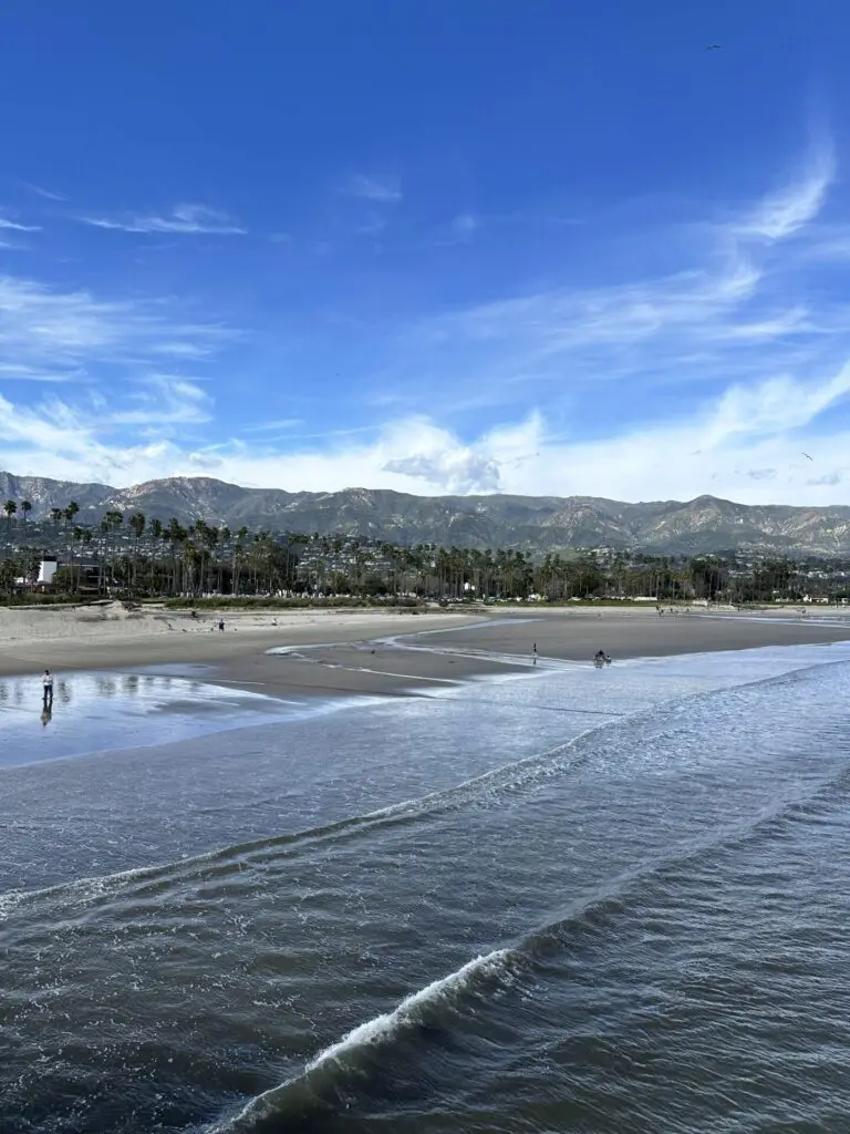 views of the Santa Ynez mountains