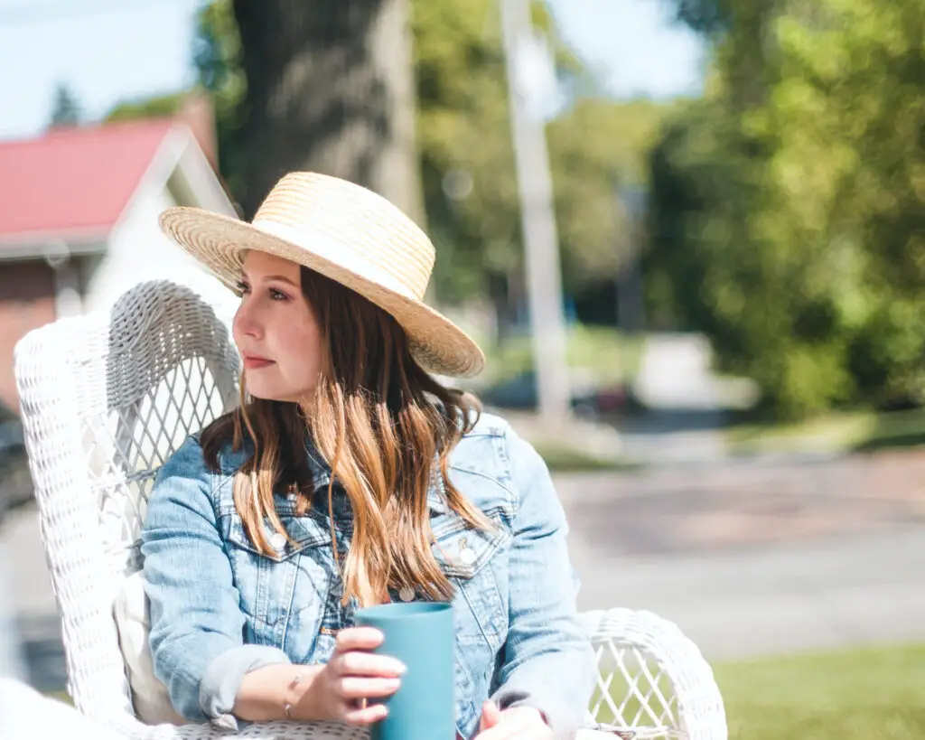 straw is a great material to look for in a sun hat for the beach